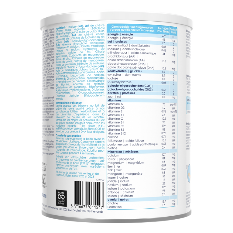 Kabrita 3 Toddler Milk 800g NL/FR 2.0