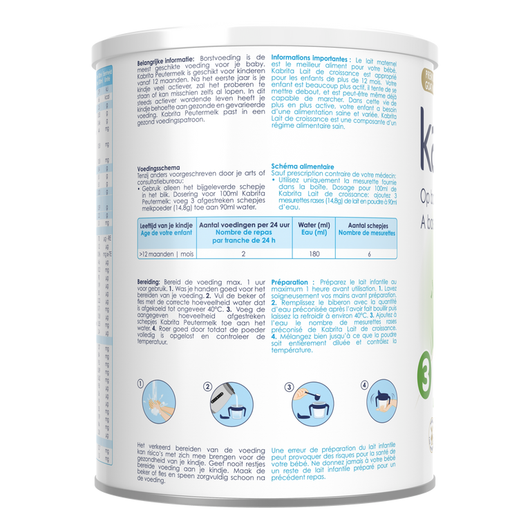 Kabrita 3 Toddler Milk 800g NL/FR 2.0