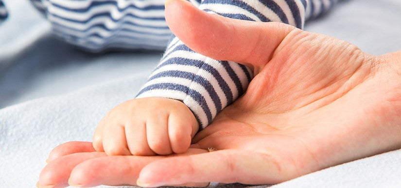 A newborn baby right after birth
