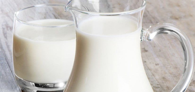 Goat milk formula next to ingredients