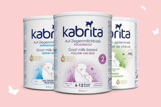 Kabrita goat milk formula tins