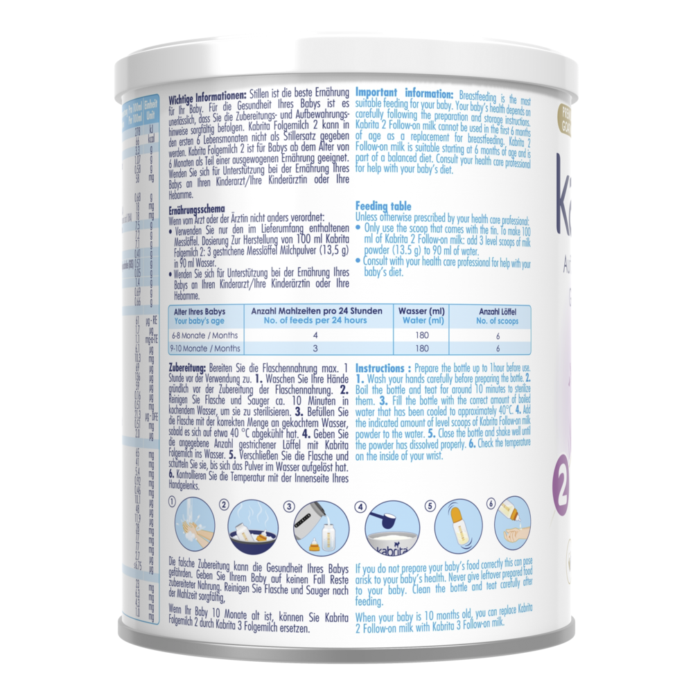 Kabrita 2 Follow-on milk with HMO 400g